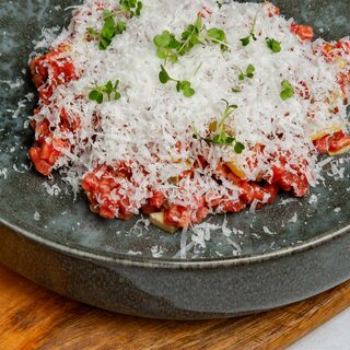 Beef Tartare, plated