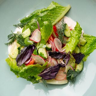 Garden Salad, plated