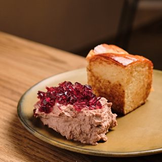 Chicken Pate, plated